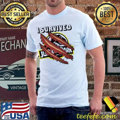 I survived jurassic park logo classic shirt