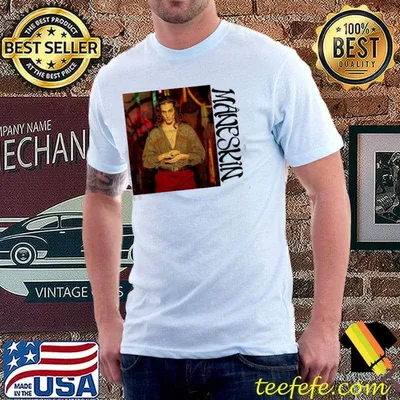 Italian singer damiano david maneskin shirt