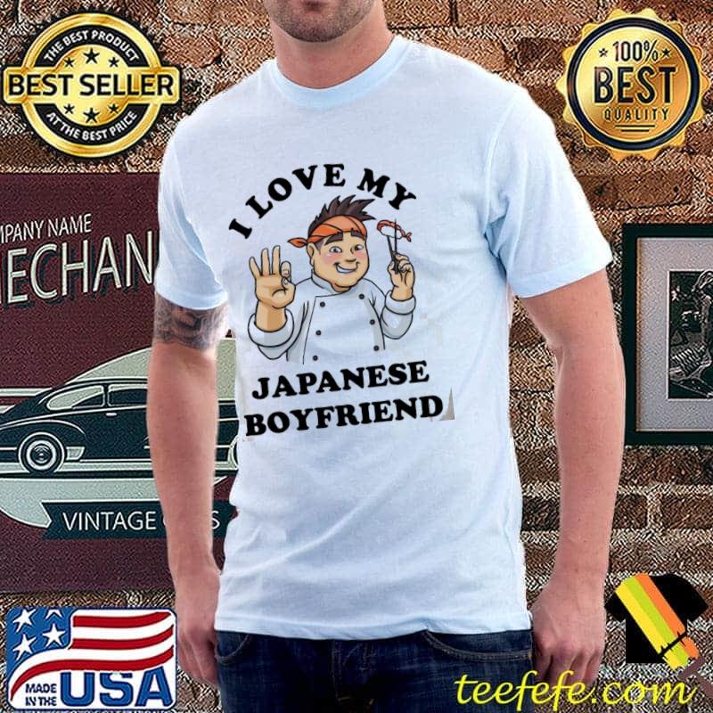 Japan bf I love my japanese boyfriend sushI chef classic shirt