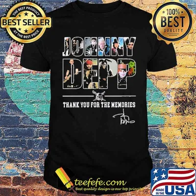 Johnny Deep Thank You For The Memories Shirt