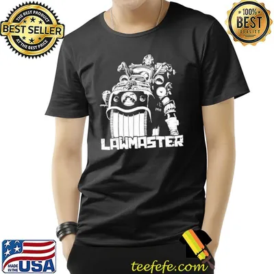 Judge dredd lawmaster graphic classic shirt