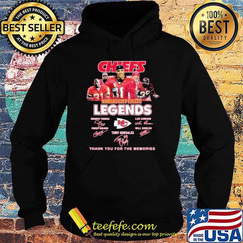 Kansas City Chiefs legend thank for memories signatures s Hoodie Kansas City Chiefs legend thank for memories signatures s Hoodie