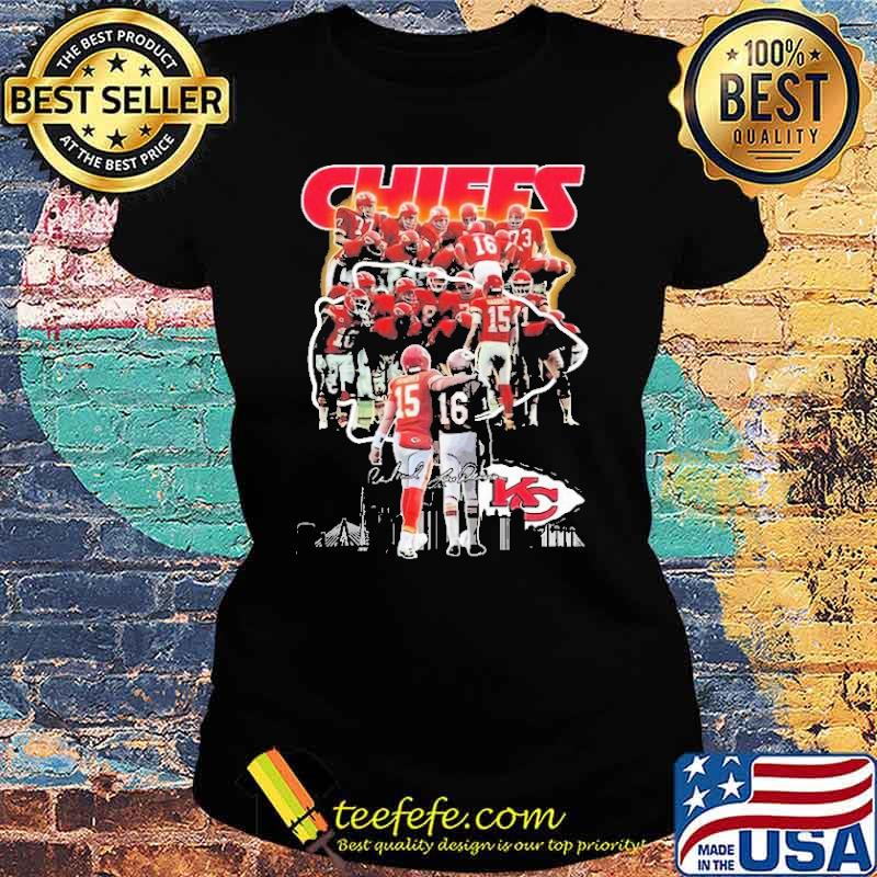 Kansas City Chiefs Signatures Shirt Ladies tee Kansas City Chiefs Signatures Shirt Ladies tee
