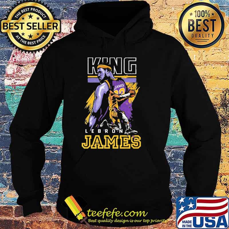 King LeBron James Los Angeles Lakers Shirt Hoodie King LeBron James Los Angeles Lakers Shirt Hoodie