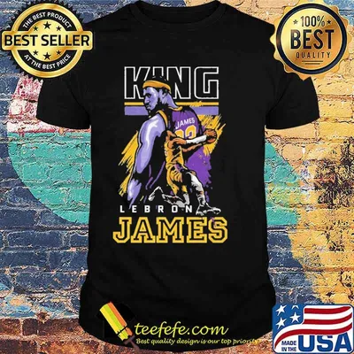 King LeBron James Los Angeles Lakers Shirt