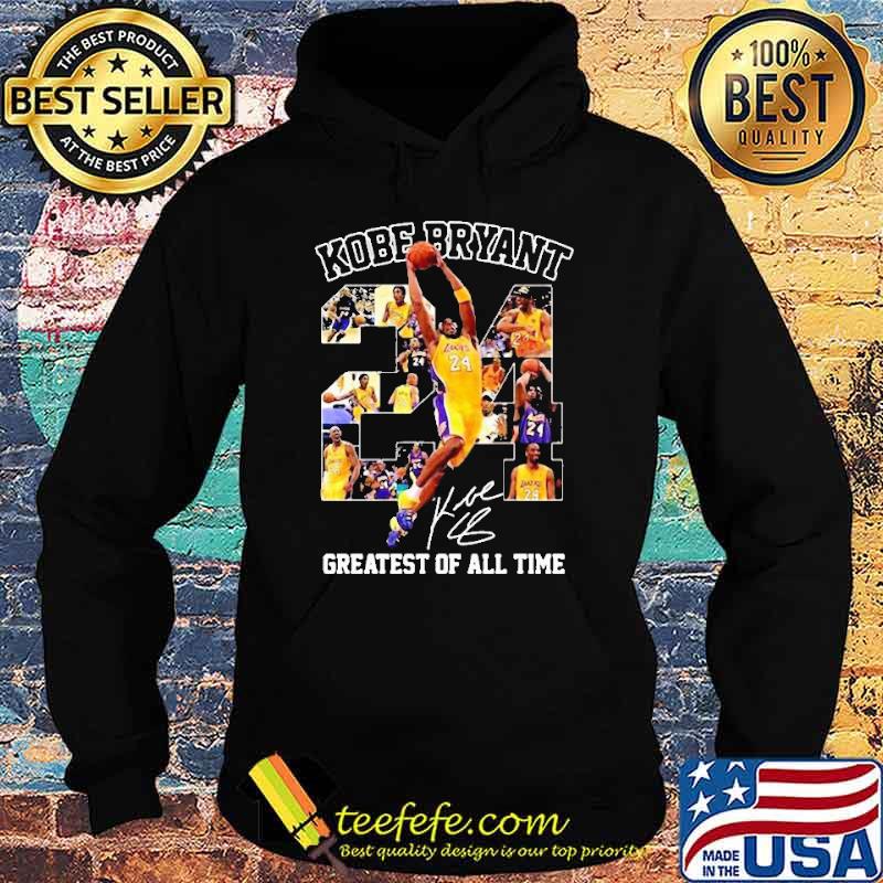 Kobe Bryant 24 greatest of all time signature s Hoodie Kobe Bryant 24 greatest of all time signature s Hoodie