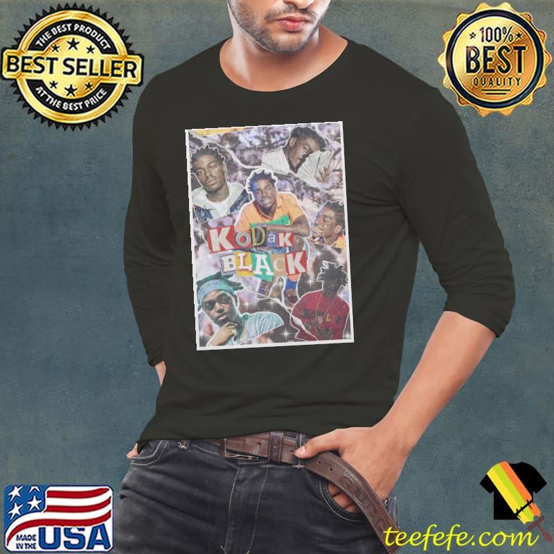 Kodak black collage retro illustration classic s Long Sleeve Tee Kodak black collage retro illustration classic s Long Sleeve Tee