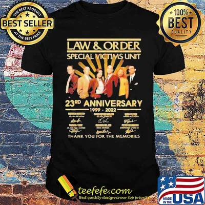 Law And Order Special Victims Unit 23rd Anniversary Shirt