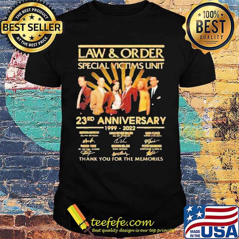 Law And Order Special Victims Unit 23rd Anniversary Shirt Law And Order Special Victims Unit 23rd Anniversary Shirt