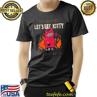 Let's eat kitty punctuation saves cats halloween trending shirt