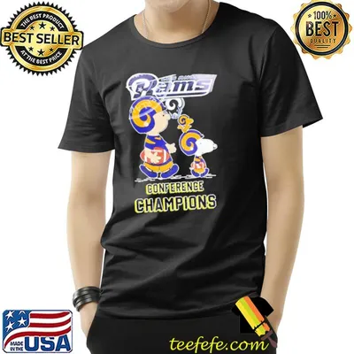 Los angeles rams Snoopy Peanuts 2022 NFC conference championship classic shirt