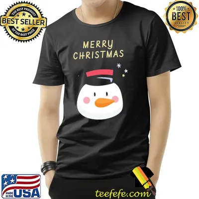 Lovely snowman wish you a merry christmas shirt