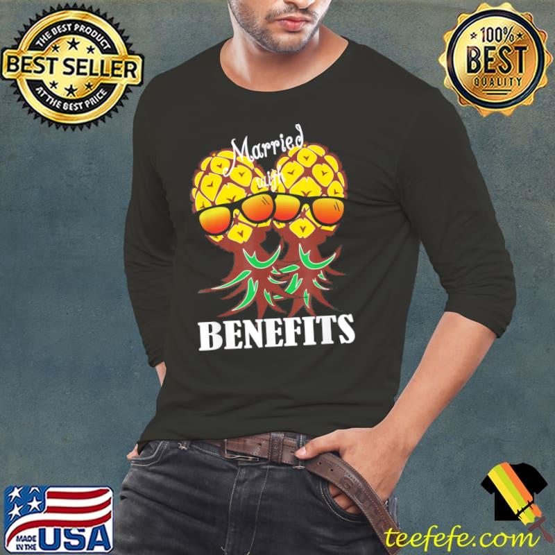 Married with benefits hot wife swinging romantic couple classic s Long Sleeve Tee Married with benefits hot wife swinging romantic couple classic s Long Sleeve Tee