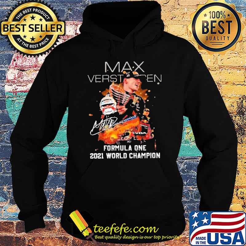 Max Verstappen Formula One 2021 World Champion Shirt Hoodie Max Verstappen Formula One 2021 World Champion Shirt Hoodie
