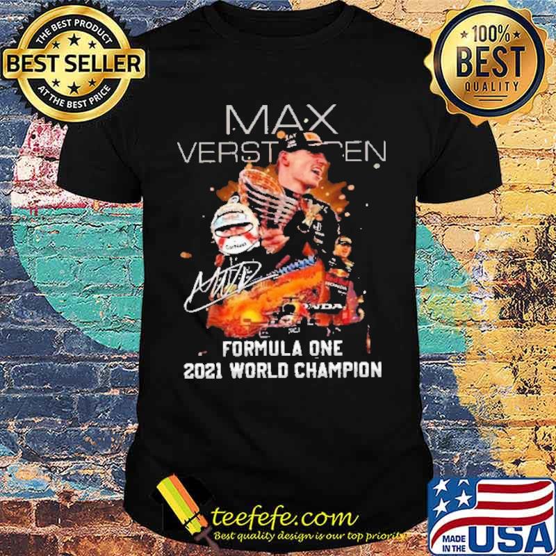 Max Verstappen Formula One 2021 World Champion Shirt Max Verstappen Formula One 2021 World Champion Shirt
