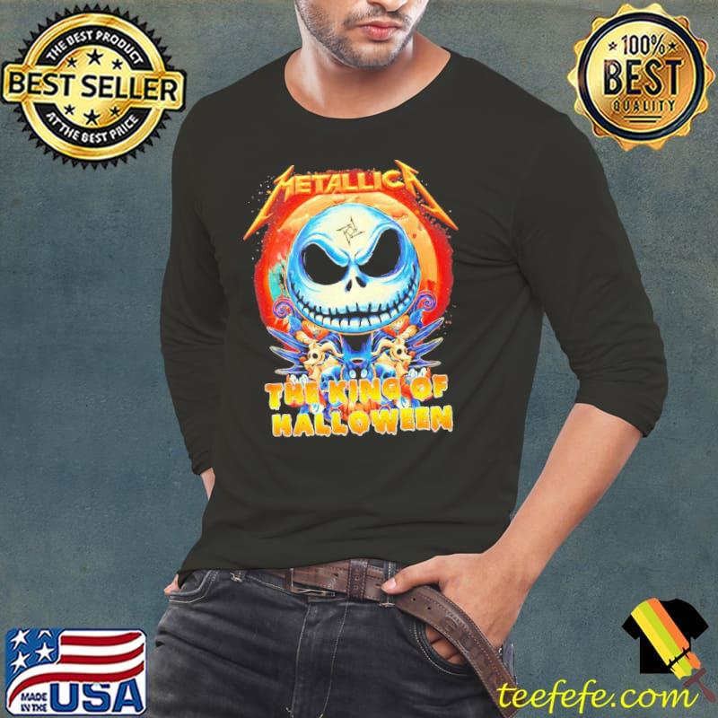 Metallica halloween Jack skellington metallica the king of halloween classic s Long Sleeve Tee Metallica halloween Jack skellington metallica the king of halloween classic s Long Sleeve Tee