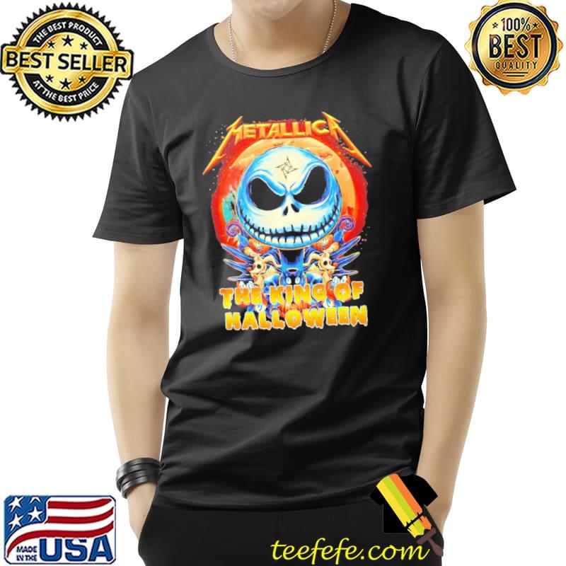Metallica halloween Jack skellington metallica the king of halloween classic shirt