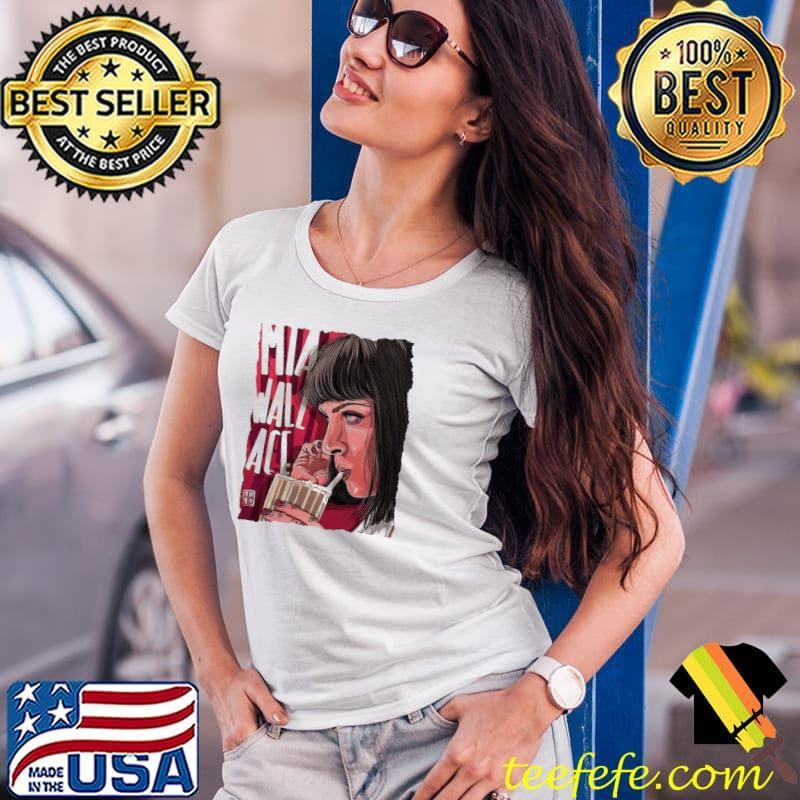Mia wallace selfie quentin pulp fiction movie film retro super cool trending classic s Ladies Tee Mia wallace selfie quentin pulp fiction movie film retro super cool trending classic s Ladies Tee