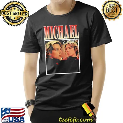 Michael langdon retro portrait shirt