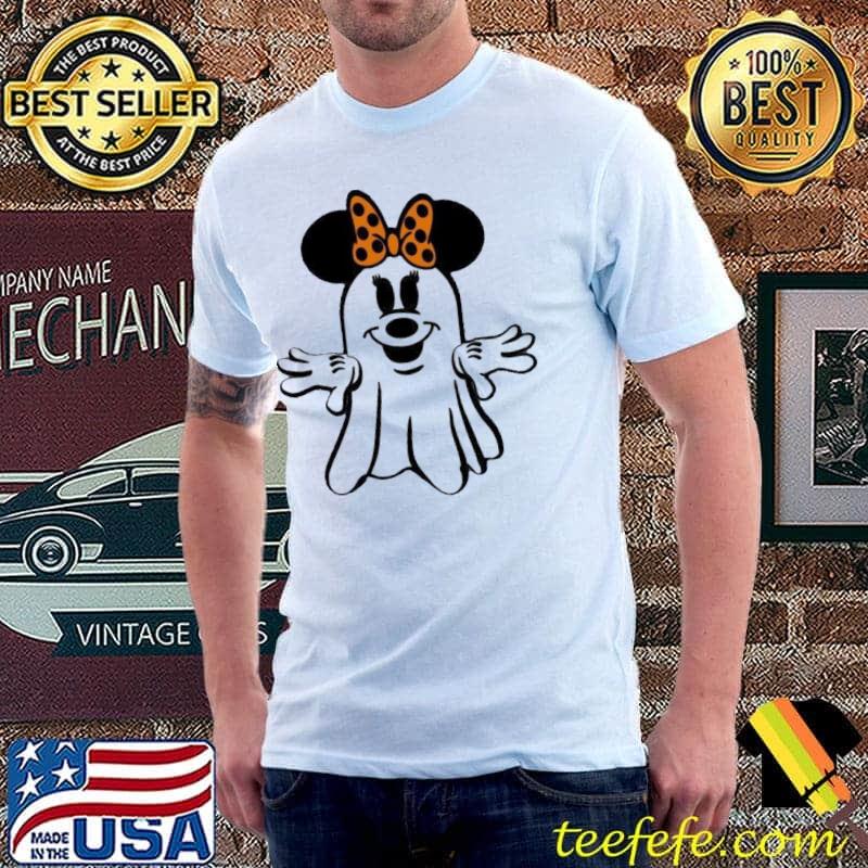 Minnie mouse halloween glow in the dark minnie ghost halloween classic shirt