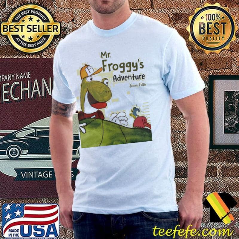 Mr froggy's adventure funny pig design classic shirt