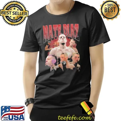 Nate diaz 90s retro champions fans classic shirt