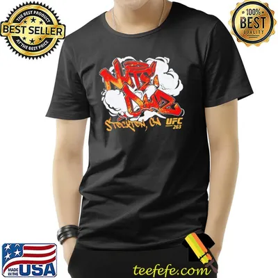 Nate diaz men's ufc nate diaz smoke graphic classic shirt
