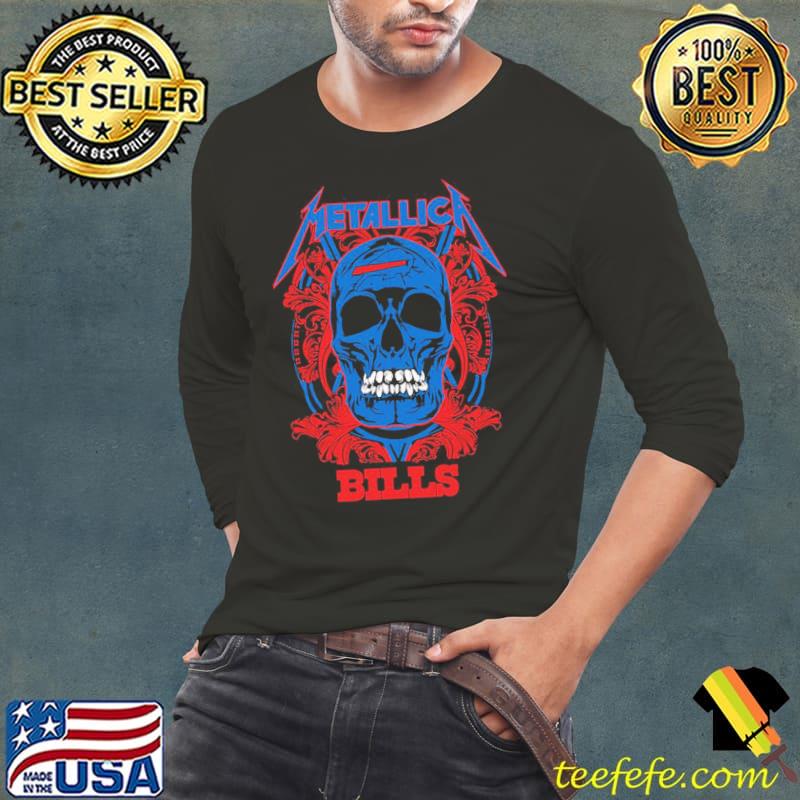 NFL Skull Metallica Buffalo Bills T Shirt