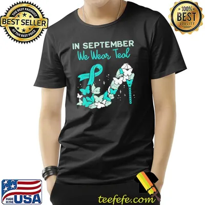 Nobody fights alone teal ribbon ovarian cancer awareness shirt