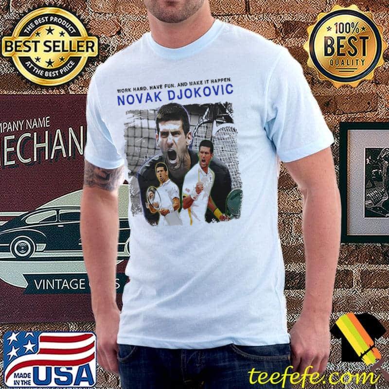 Novak djokovic quotes graphic classic shirt