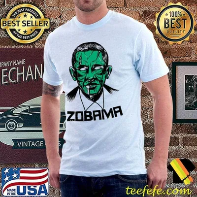 Obama halloween zombie obama shirt