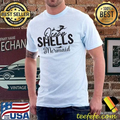 Ocean Shells Mermaid T-Shirt