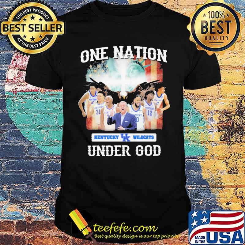 One nation Kentucky Wildcats under god shirt One nation Kentucky Wildcats under god shirt