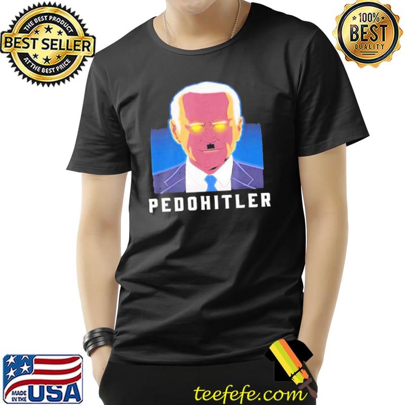Pedohitler antI Biden funny art classic shirt