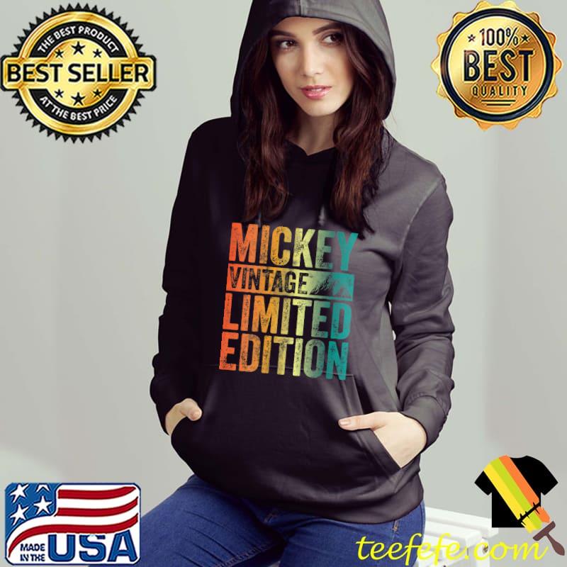 Personalized Name Mickey Vintage Limited Edition T-Shirt Hoodie Personalized Name Mickey Vintage Limited Edition T-Shirt Hoodie