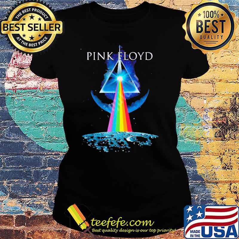 Pink Floyd Rainbows Moon Shirt Ladies tee Pink Floyd Rainbows Moon Shirt Ladies tee