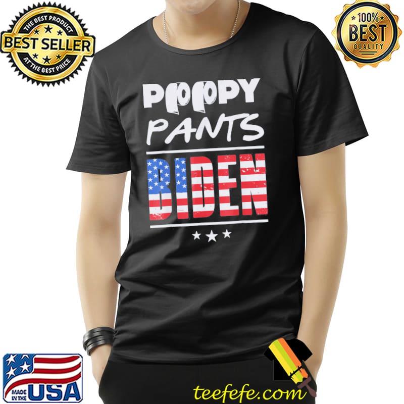 Poopypants antI Biden Trump 2024 president election classic shirt Poopypants antI Biden Trump 2024 president election classic shirt