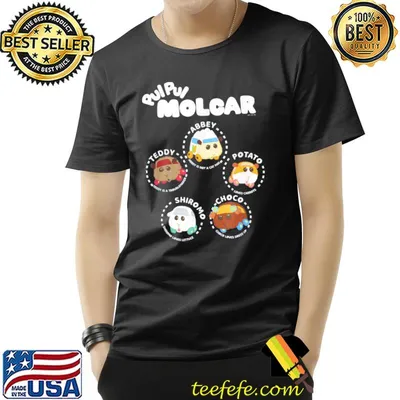 PuI puI molcar Guinea pig textbook portraits shirt