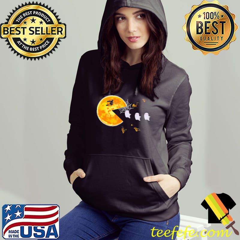 Pumpkin eating boo ghost gamer halloween trending s Hoodie Pumpkin eating boo ghost gamer halloween trending s Hoodie