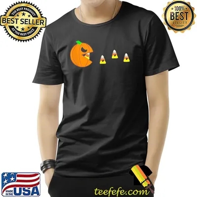 Pumpkin eating ghost gamer halloween trending shirt