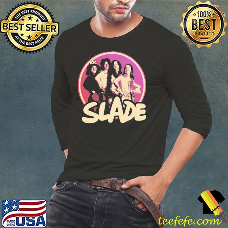 Purple logo art slade band glam rock classic s Long Sleeve Tee Purple logo art slade band glam rock classic s Long Sleeve Tee