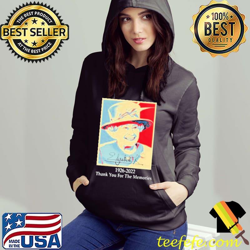 Queen elizabeth iI tthank you for the memories 19262022 signature trending classic s Hoodie Queen elizabeth iI tthank you for the memories 19262022 signature trending classic s Hoodie