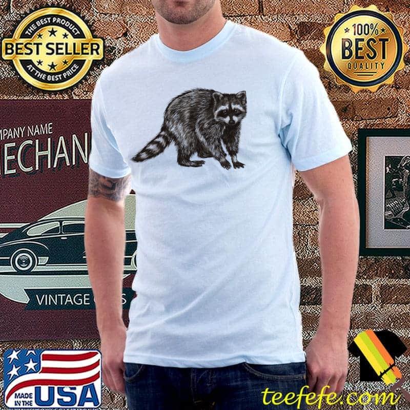 Racoon animal lover trending classic shirt