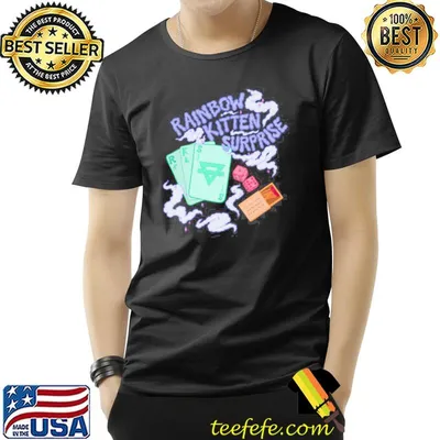 Rainbow kitten surprise shirt