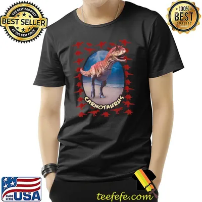 Realistic Carnotaurus Graphic Carnotaurus Dinosaur T-Shirt