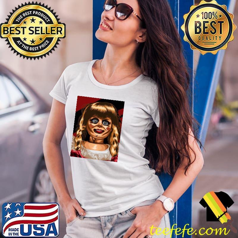 Retro horror halloween annabelle s Ladies Tee Retro horror halloween annabelle s Ladies Tee