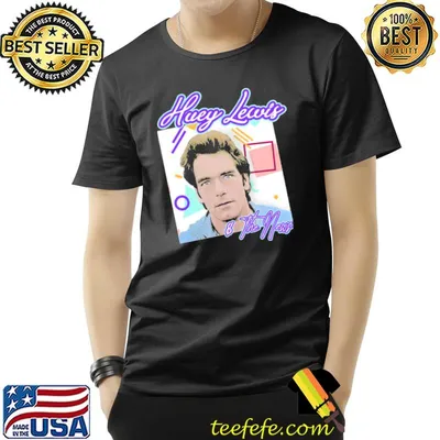 Retro huey lewis and the news shirt