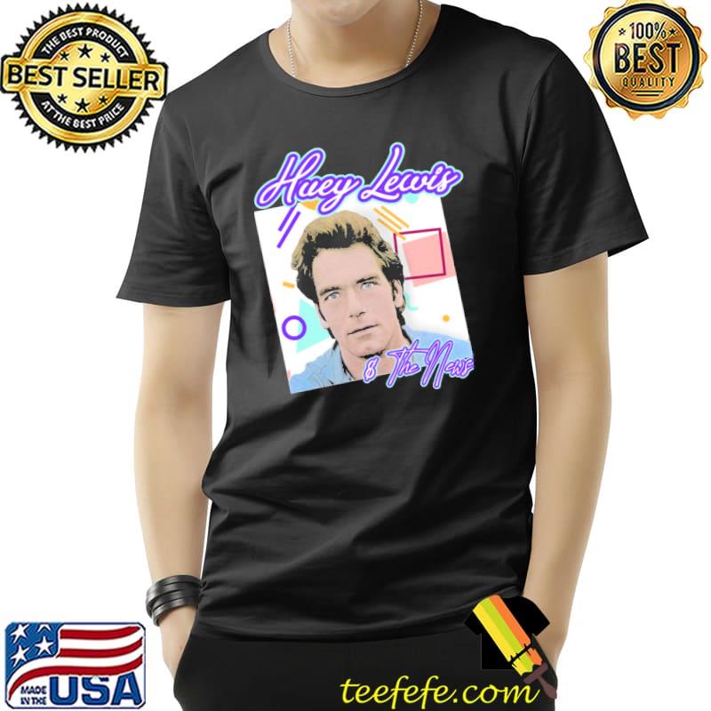 Retro huey lewis and the news shirt