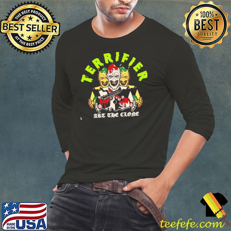 Retro vintage terifier art the clone halloween trending s Long Sleeve Tee Retro vintage terifier art the clone halloween trending s Long Sleeve Tee