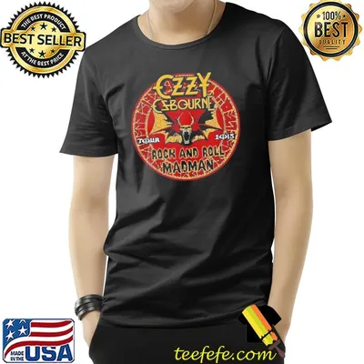Rock and roll mad man ozzy osbourne tour 2015 classic shirt